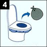 簡易トイレ使用方法イラスト04